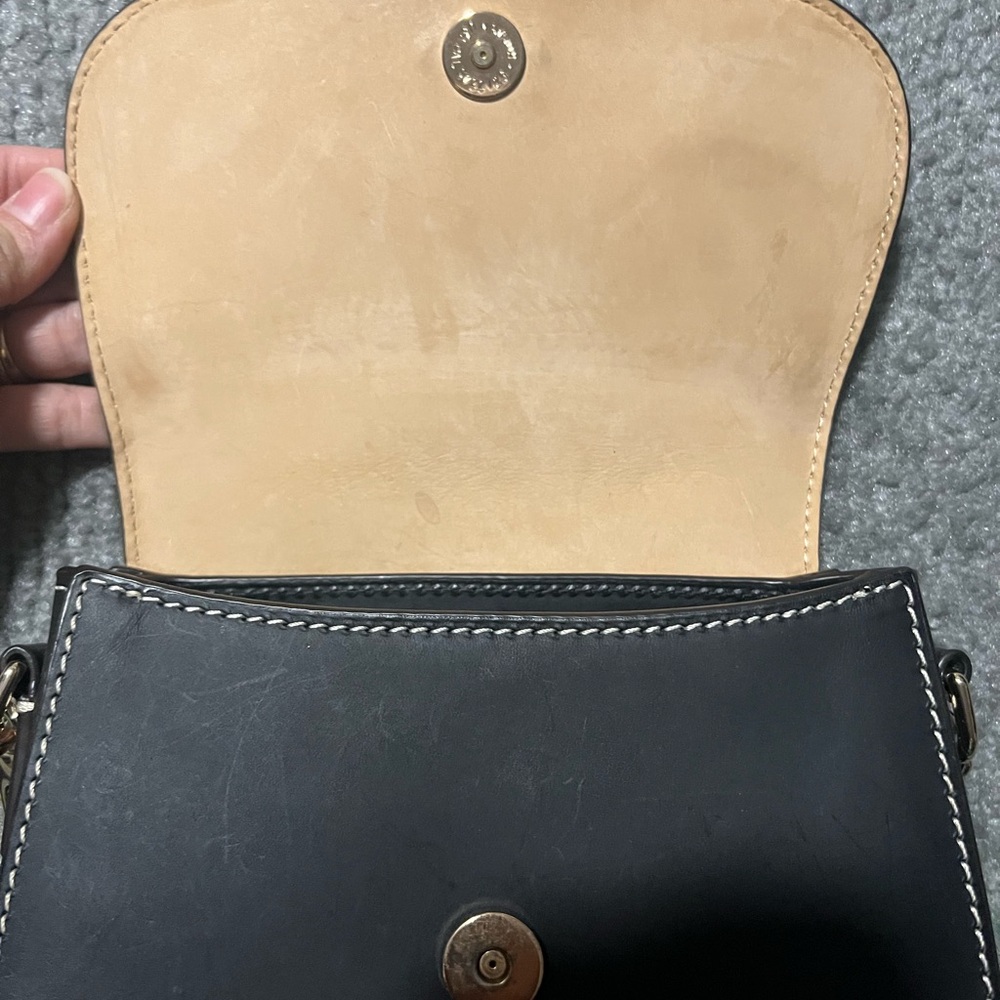 Dooney & Bourke Saffiano Saddle Crossbody Bag - Picture 14 of 15